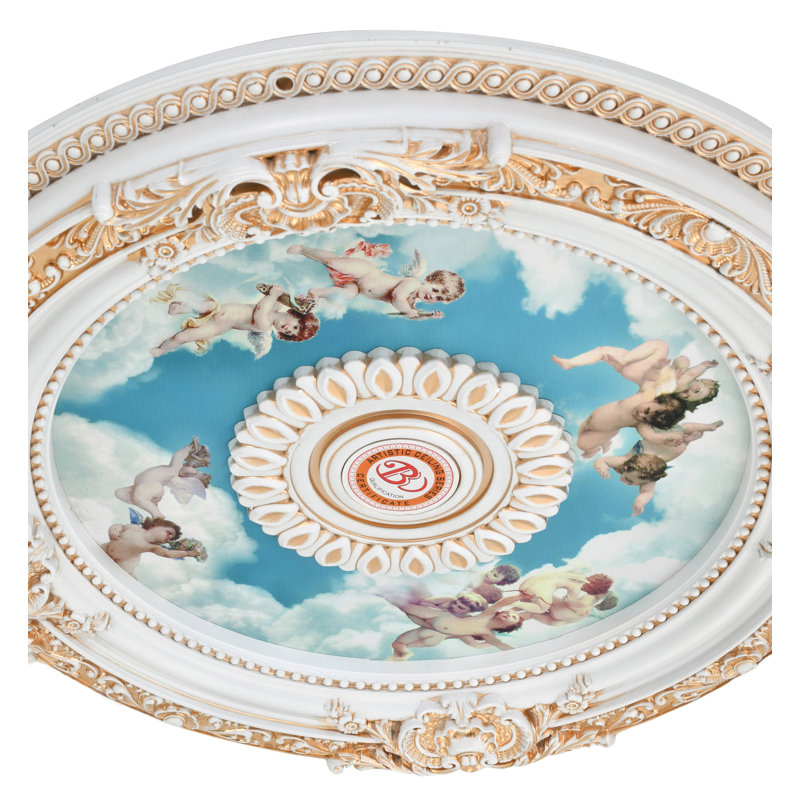 Médaillon Cherub Sky, Chérubin blanc