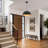Black Hammered Hemispherical Pendant Light-1175424501