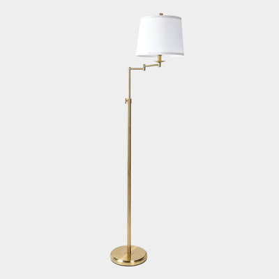 Lampe sur pied à bras articulé réglable en hauteur de 168 cm (66,14 po) avec ampoule DEL de 12 W