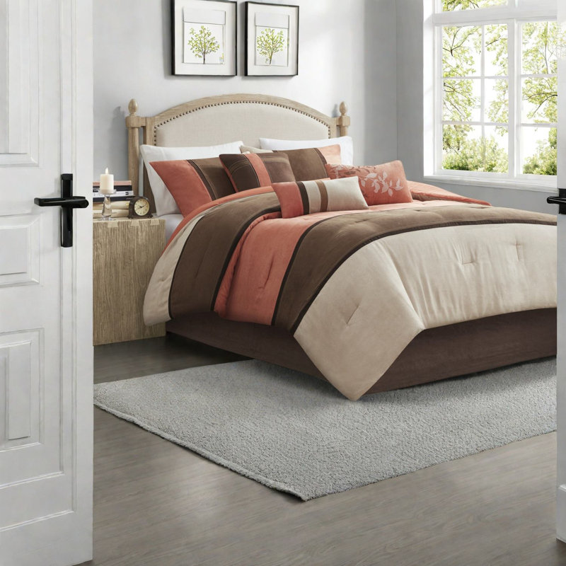 Ensemble de literie, faux suède Cal King Rustic Home Comfort