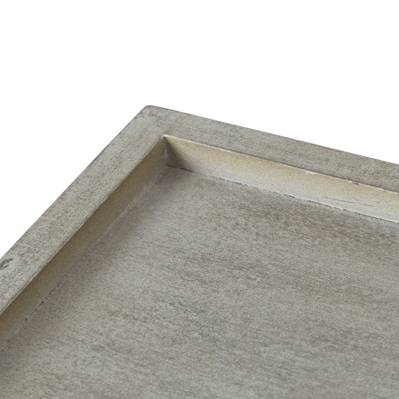 Alimzhan Tray, Gray, 12" x 17"