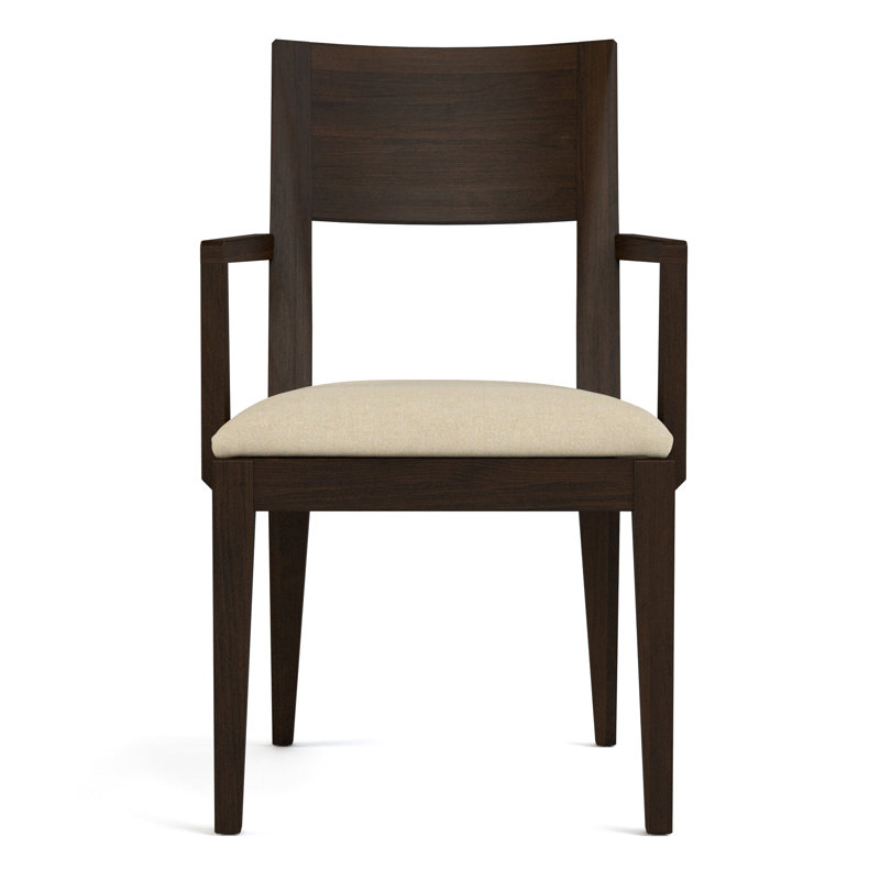 Chaise avec accoudoirs rembourrée Dwyer