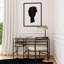 Jensen Iron and Wood Writing Desk
