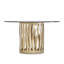 La Rachelle Round Glass Dining Table