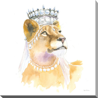 «Jungle Royalty II Crop», art encadré