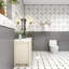 Meuble-lavabo double 70,9 po avec plateau en acrylique Beyerville-985461972