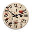 Horloge murale moderne en bois Weylon-129125627