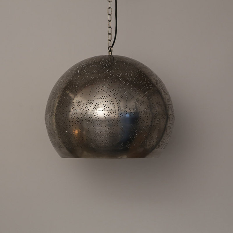 Ceres 1 - Light Dome Pendant, Silver