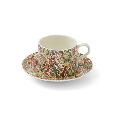 Teacup & Saucer (Golden Lily)