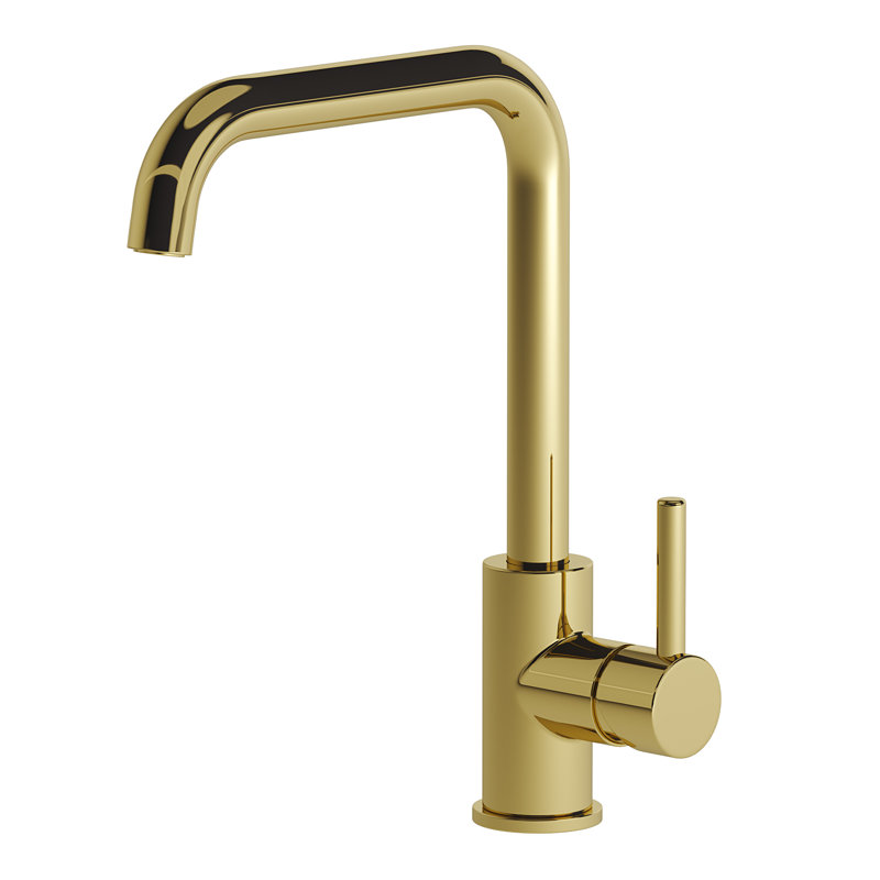 Single-handle Bathroom Faucet, Gold