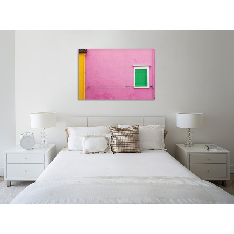 «Windows Of Burano V», toile tendue par Aledanda, H 16 po x l 24 po x P 1,5 po