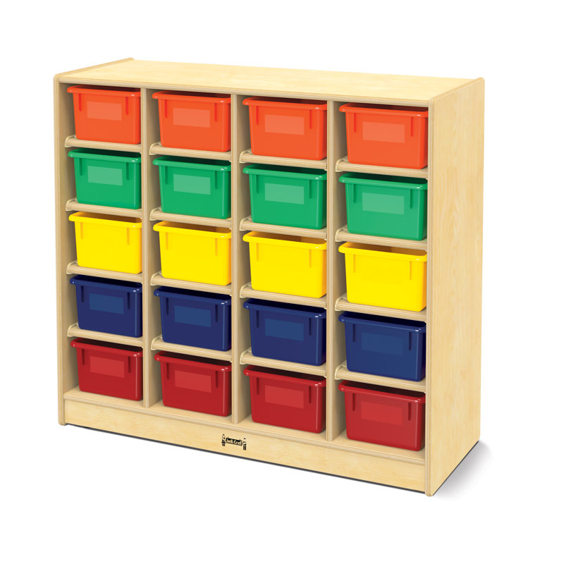 Unité mobile à 20 casiers Jonti-Craft®, Coloré, Standard