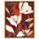 Art abstrait sur toile Maroon Floral Dreams