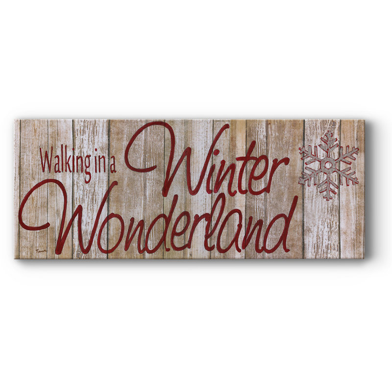 Winter Wonderland sur toile