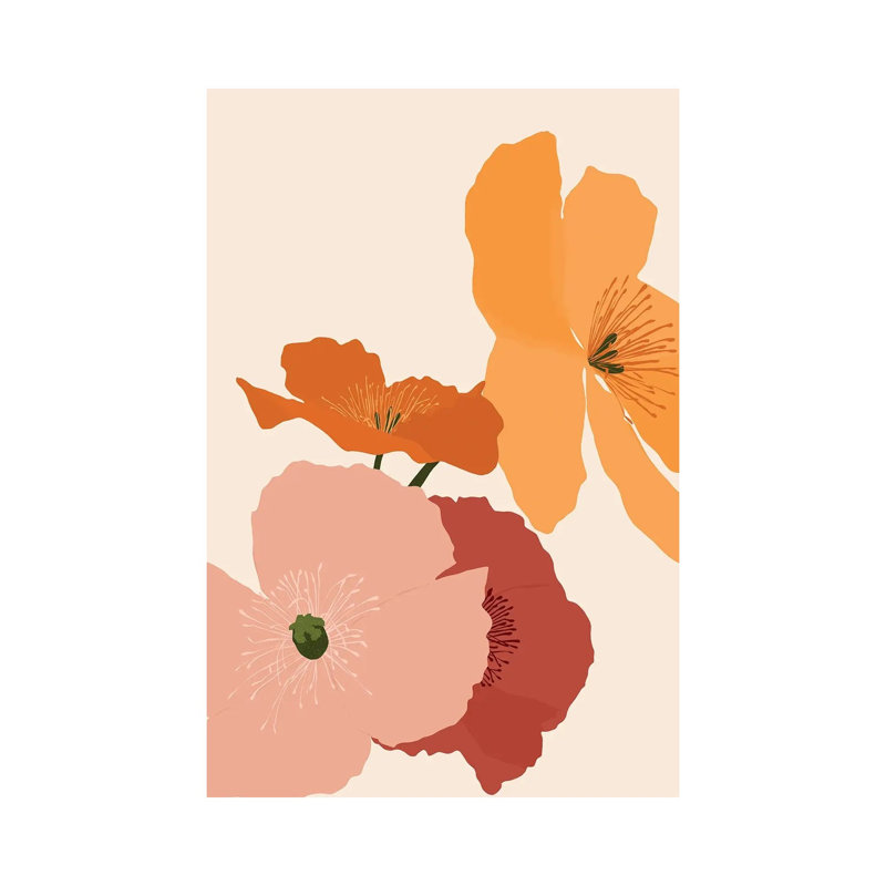 Autumn Wildflowers by 83 Oranges - Gallery-Wrapped Canvas Giclée on Canvas, Wrapped Canvas, 66.04 cm H x 45.72 cm W