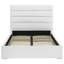 Lit plateforme double tapissier blanc Dulcey-182855182
