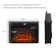 Tessanne 23'' W Black Electric Fireplace