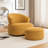 Armelda 33'' Wide Upholstered Polyester Swivel Chair With Ottoman-1153994871