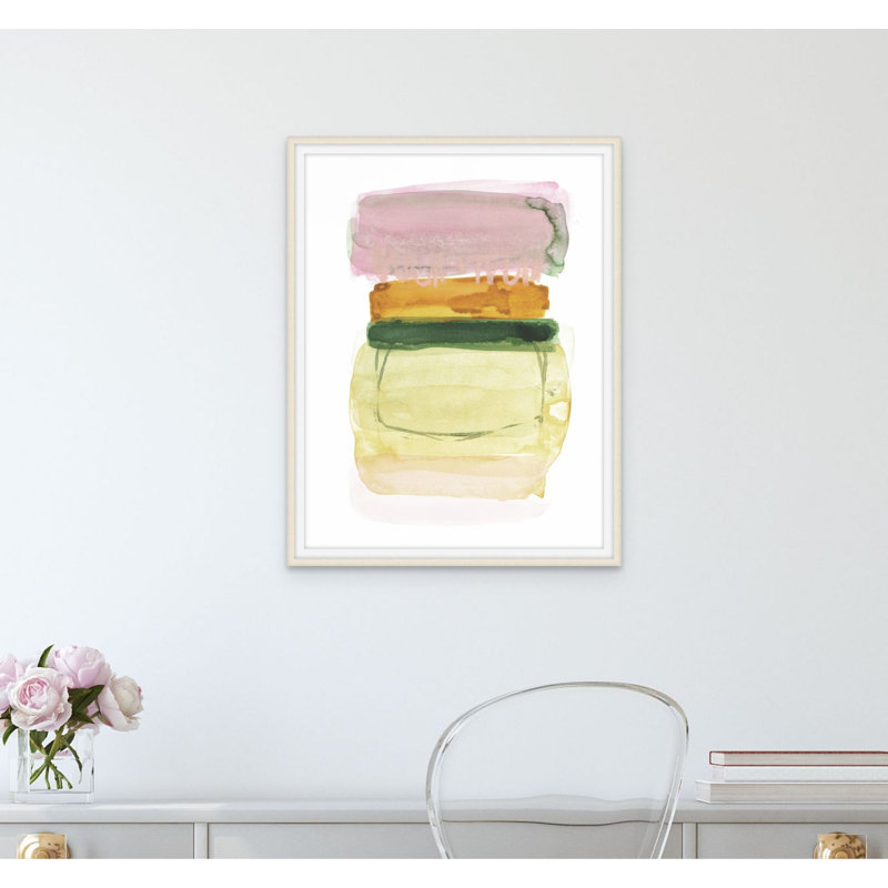 Flashback Seventies 2 Framed Watercolour Painting Print, 14" H x 12" W