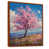 Toile avec cadre flottant brun