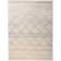 Tapis beige en coton / laine noué à la main Authement