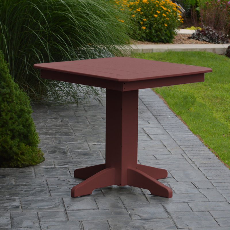 Table de salle à manger Nettie, Bois de cerisier, L 44 po x l 44 po