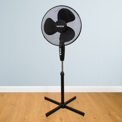 Benross 124Cm Oscillating Pedestal/Standing Fan