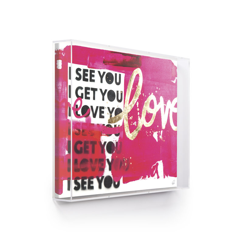 See You Love by Kent Youngstrom, Shadow Box, 16" H x 20" W