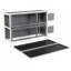 Maison pour petits animaux en bois avec cage verrouillable 54 po PawHut