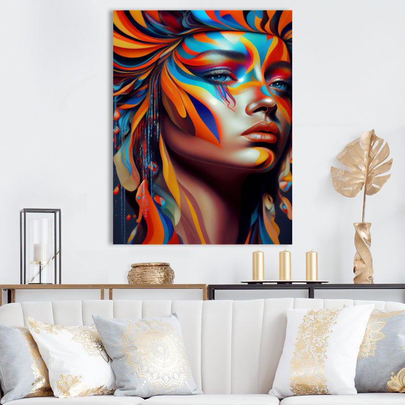 Wall Decor on Metal, 40" H x 30" W x 1" D