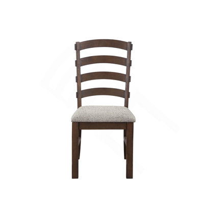 Pascaline Grey Fabric, Side Chair (Set Of 2)