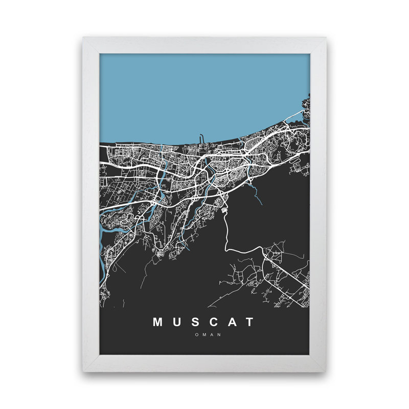 Muscat 1 Piece Wall Art, 34cm H x 25cm W x 3cm D, White Paper