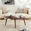 Solid Wood Three Leg Coffee Table-2101071692