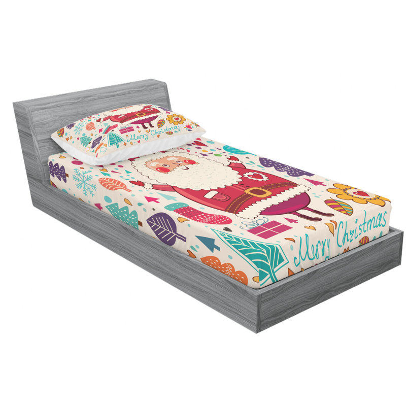 Microfiber Sheet Set, Twin Sheet Set with Fitted Sheet