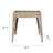 Schmitt Solid Wood Tray Top End Table