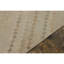Wool Striped Area Rug in Beige