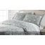Infinite Blossom Blue Oversized Microfiber Comforter Set with matching shams Easy care-2036857687