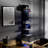 5-Tier Floating Wall Shelf with Bulit-in RGB Lights-653135038