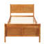 Lit plateforme simple en bois avec tête de lit et lit en bois massif, convient au matelas, ne requiert pas de sommier, facile à assembler, supports à assembler, nécessaire,