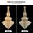 Light Dimmable Unique/Statement Empire Crystal Chandelier-1103909367