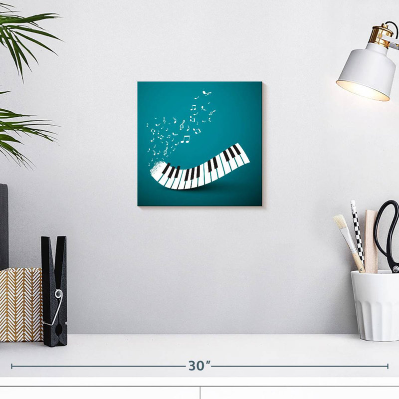 Abarca Piano Keyboard Notes, 10" H x 10" W