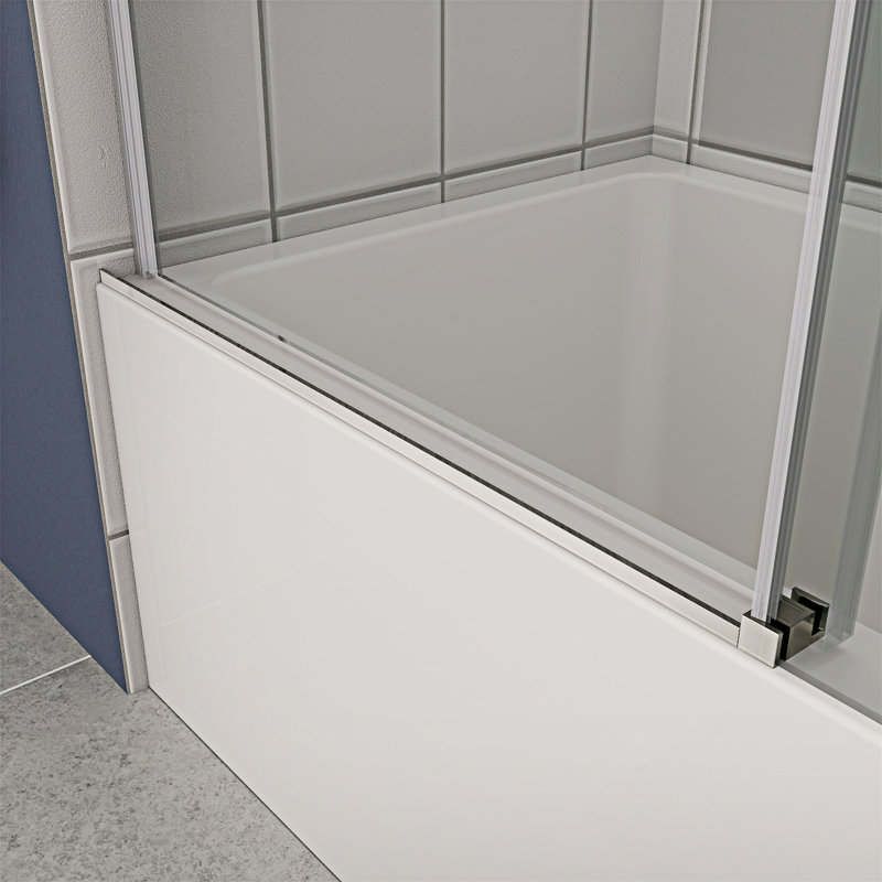 Porte de douche coulissante, Chrome chrome
