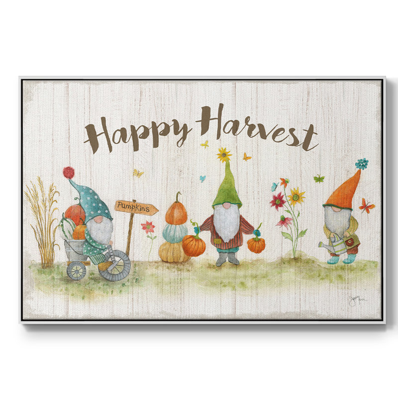 " Gnome Harvest ", 25" H x 37" W x 1.5" D