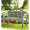 Banc de jardin en bois d'eucalyptus l 48 po