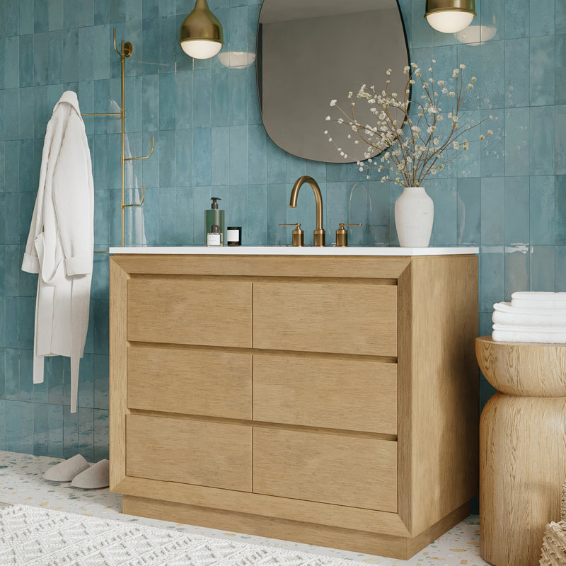 Horizontal 72" Double Vanity, 48" W