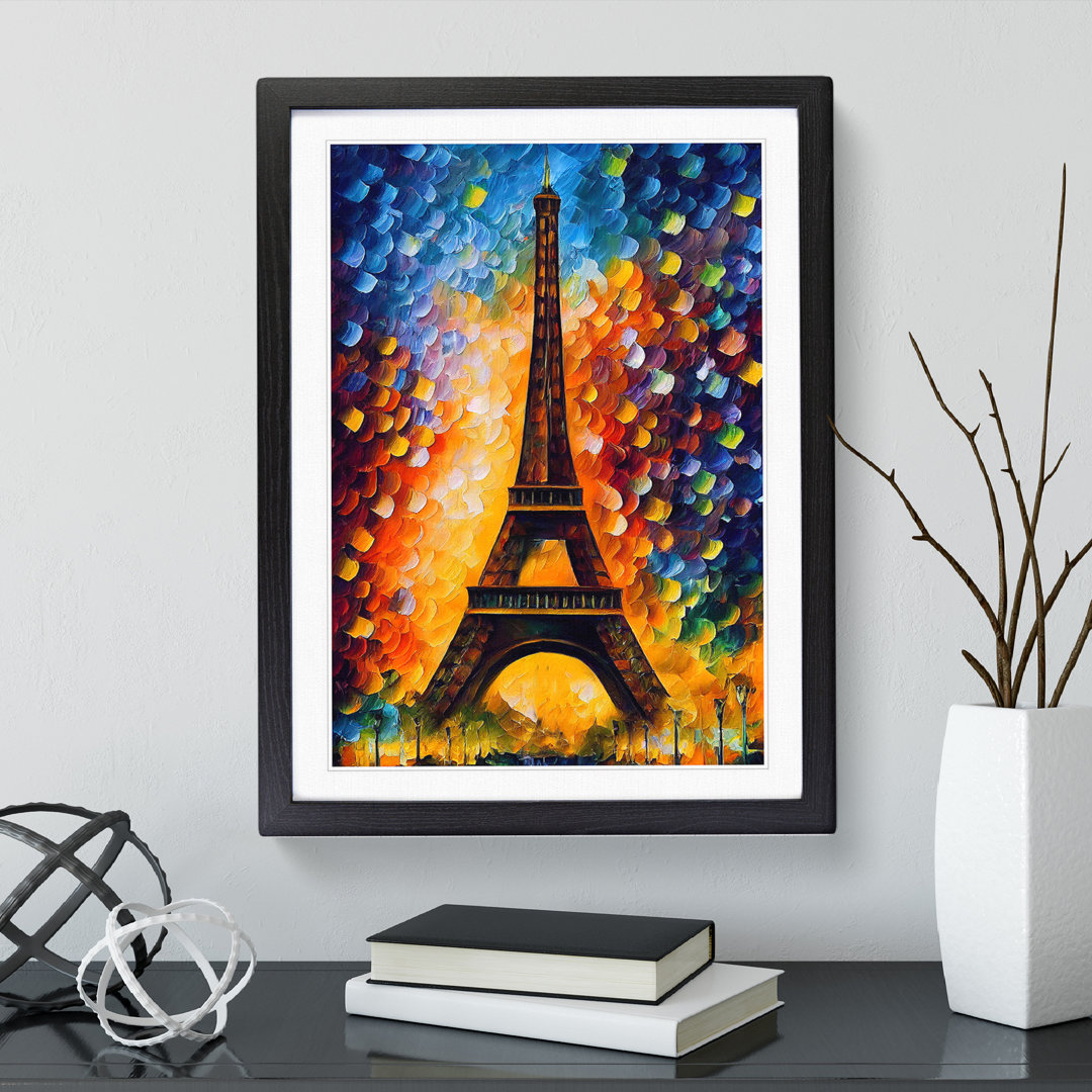 Eiffel Tower In Paris No.2 - Single Picture Frame Print