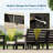 5 PCS HIPS All-Weather Patio Furniture Set with Ottoman & 3.9'' Detachable Cushions, Heavy Duty & Ergonomic Design Outdoor Sofa Set for Patio, Yard, Garden-980675855-980675889
