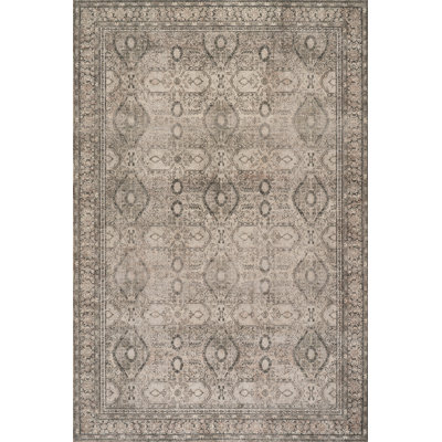 Nuloom Hillstone Collection Aether Traditional Vintage Medallion Area Rug