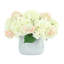 Hydrangea and Viburnum Arrangement in Ridged Vase