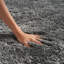 Tapis gris à poils longs Dreamy-1369757833